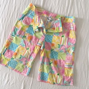 Vintage Lilly!! Perfect patchwork summer shorts